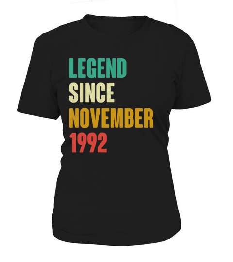 November 1992 30th Birthday 30 Years Old Bday Gif Women's T-Shirt