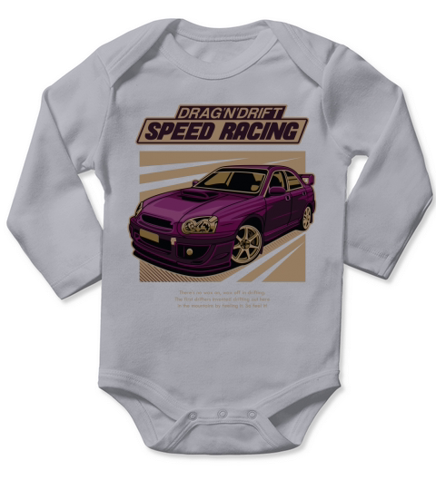 Dragndrift speed racing Long Sleeve Baby One-Piece