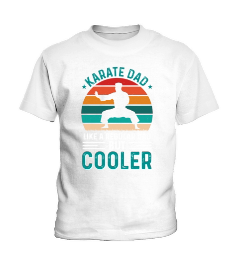 Karate Dad Fathers Day T Shirt Design Kids T-Shirt