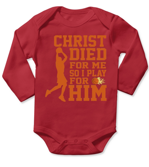 Basketball Costume. Amazing Christmas Gift For Brother. Long Sleeve Baby One-Piece