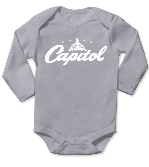 Capitol Records T-Shirt Long Sleeve Baby One-Piece