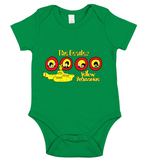 The Beatles Yellow Submarine Short Sleeve Baby One-Piece