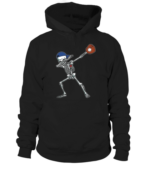 Dabbing Skeleton Baseball T-Shirt Dab Hip Hop Skull Gift Hoodie Unisex