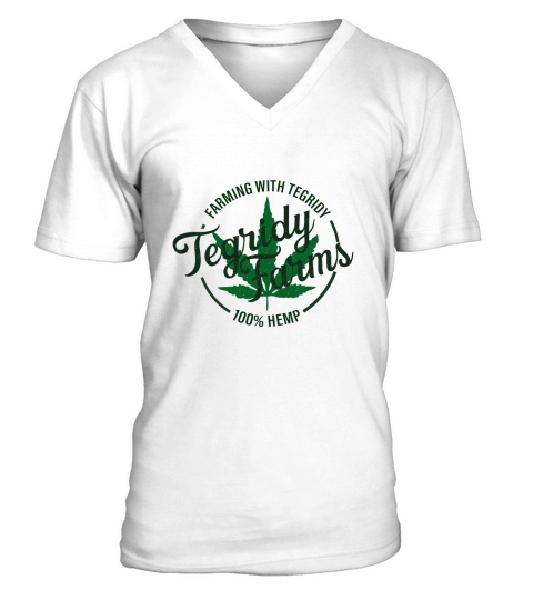 Tegridy Farms Farm With Tegridy V-Neck T-shirt