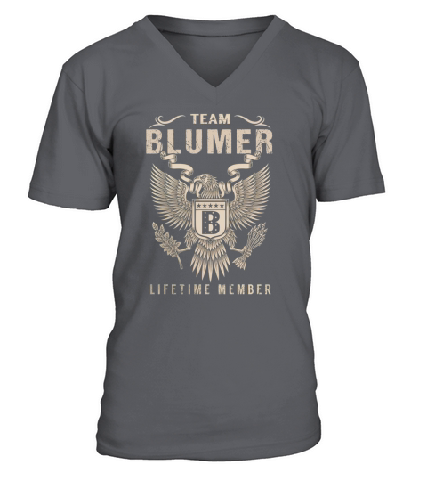 Team BLUMER Lifetime Member Name Shirts V-Neck T-shirt