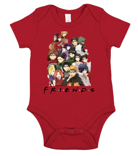 Naruto characters Friends Short Sleeve Baby One-Piece