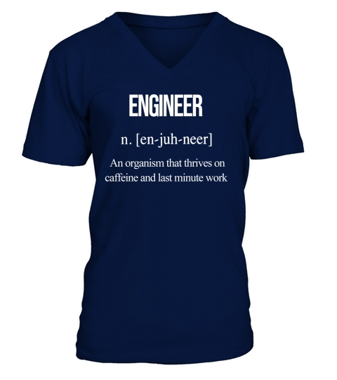 Engineering V-Neck T-shirt