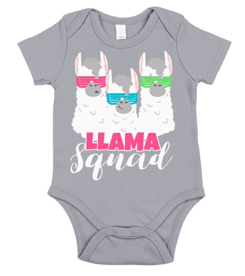 Llama squad Short Sleeve Baby One-Piece