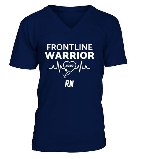 Frontline Warrior RN V-Neck T-shirt