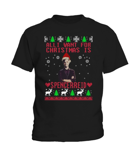 Dr Spencer Reid All I want for Christmas is  Ugly Kids T-Shirt