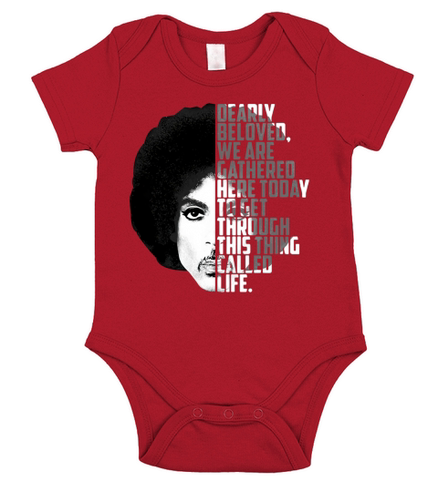 Dearly Beloved We Are Gathered Here Today Short Sleeve Baby One-Piece