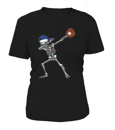 Dabbing Skeleton Baseball T-Shirt Dab Hip Hop Skull Gift Women's T-Shirt