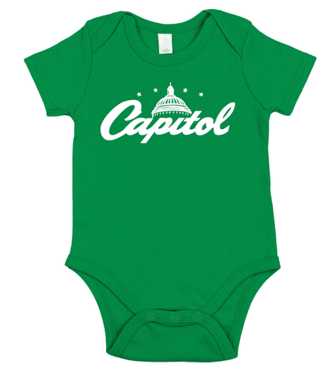 Capitol Records T-Shirt Short Sleeve Baby One-Piece