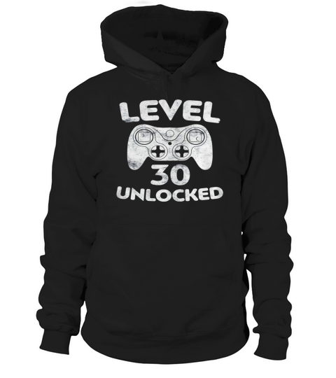 Level 30 Unlocked Frontside Hoodie Unisex