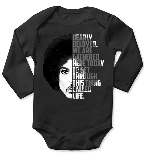 Dearly Beloved We Are Gathered Here Today Long Sleeve Baby One-Piece