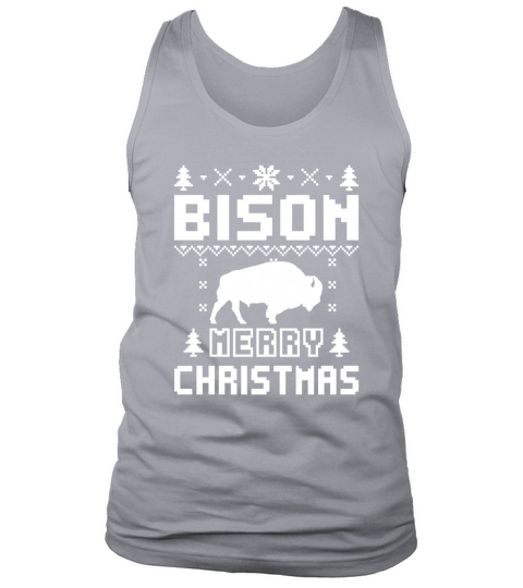 Bison Ugly Christmas Sweater T-shirt Tank Top Unisex