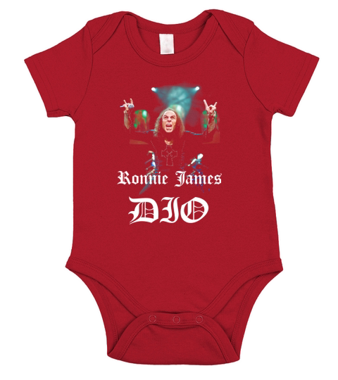 RIP Ronnie James Dio Short Sleeve Baby One-Piece