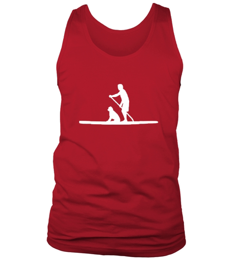 Stand Up Paddleboard With Dog Tank Top Unisex