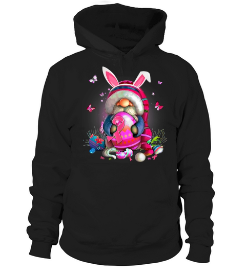 Cute Gnome Hugs Bunny Happy Easter Egg Hunting Gnomes T Shirt Hoodie Unisex