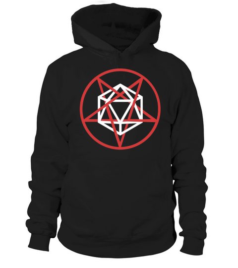 Satanic d20 Pentagram | Roleplaying Game - Baby Onesie Hoodie Unisex