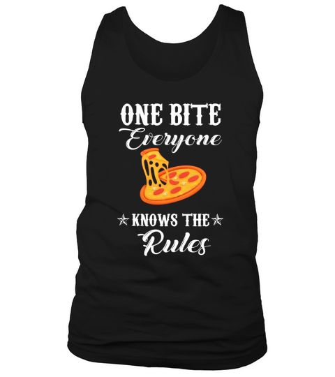 One bite everyone knows the rules Tank Top Unisex