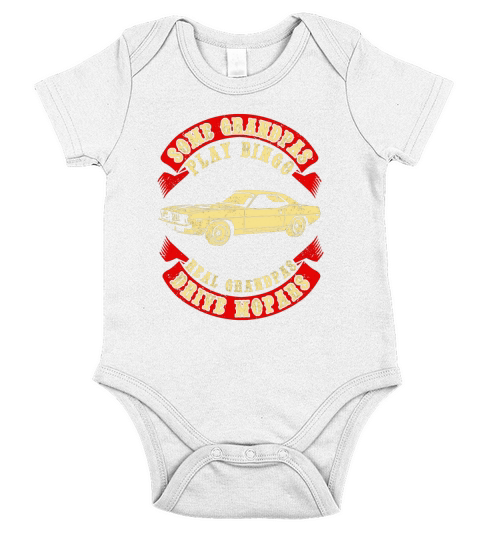 Real Grandpas Drive Mopars Short Sleeve Baby One-Piece