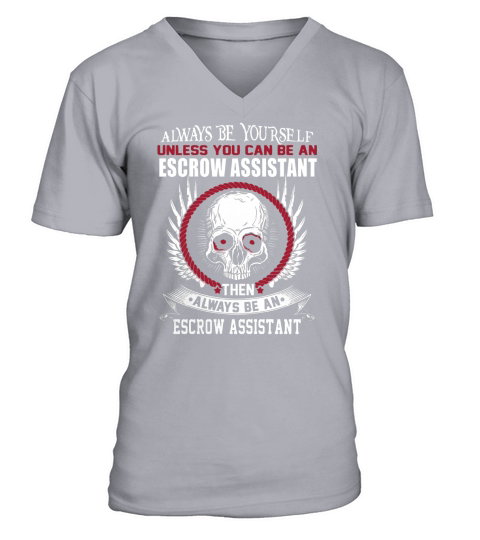 ESCROW ASSISTANT V-Neck T-shirt
