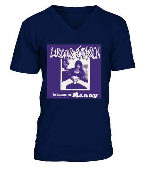 Luscious Jackson original In Search of Manny Album V-Neck T-shirt