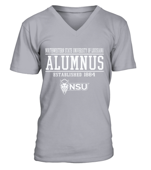 Northwestern State Alumnus - Unisex Long Sleeve V-Neck T-shirt