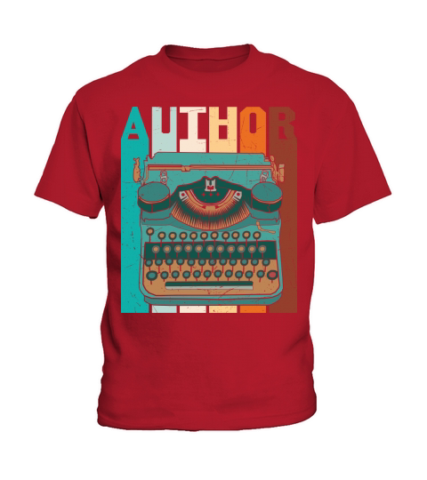 Funny Design Author Writer Novelist Kids T-Shirt