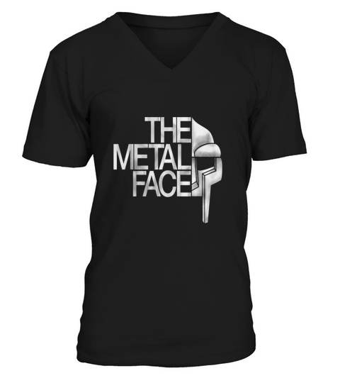 mf doom the metal face V-Neck T-shirt