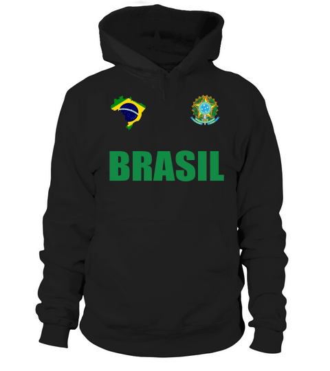 Brasilien Fußball Trikot Hoodie Unisex