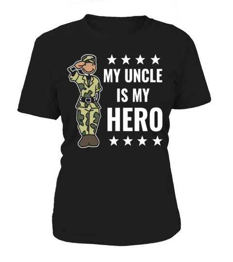 Kids My Uncle Hero Veteran TShirt Women's T-Shirt