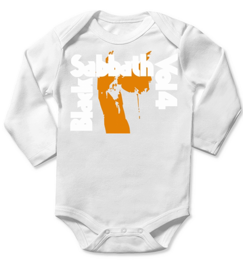 Black Sabbath Vol 4 Long Sleeve Baby One-Piece