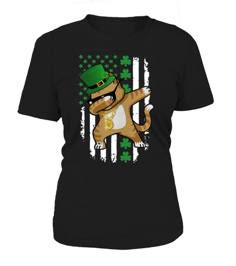 DABBING CAT ST PATRICKS DAY TSHIRT Women's T-Shirt