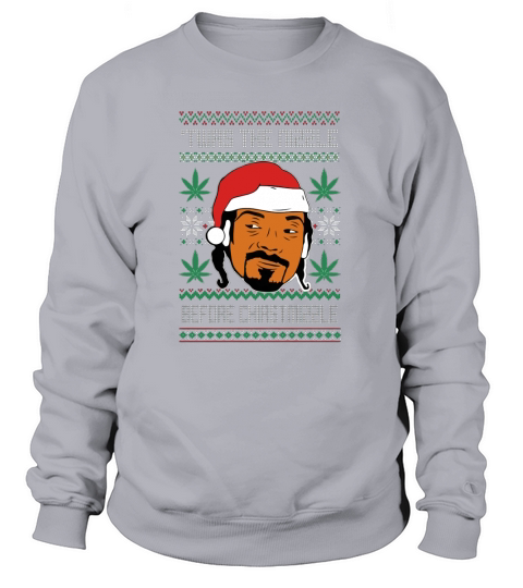 Snoop Dogg Weed Twas The Nizzle Before Christmizzle Ugly Christmas Sweatshirt Unisex