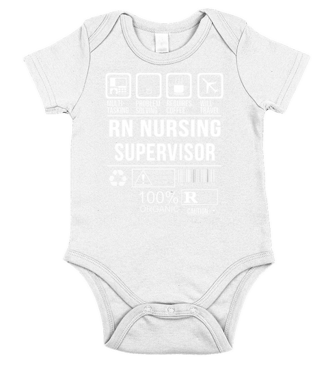 RN Nursing Supervisor Short Sleeve Baby One-Piece