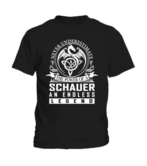 Never Underestimate The Power Of a SCHAUER An Endless Legend Name Shirts Kids T-Shirt