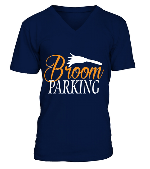 Broom parking V-Neck T-shirt