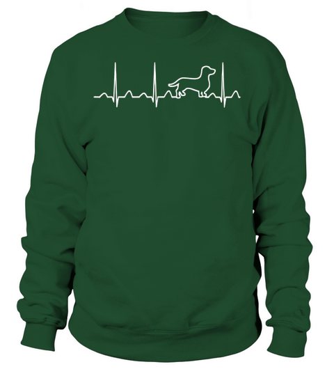 Dachshund Heartbeat - Pillow Sweatshirt Unisex