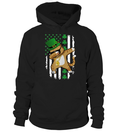DABBING CAT ST PATRICKS DAY TSHIRT Hoodie Unisex