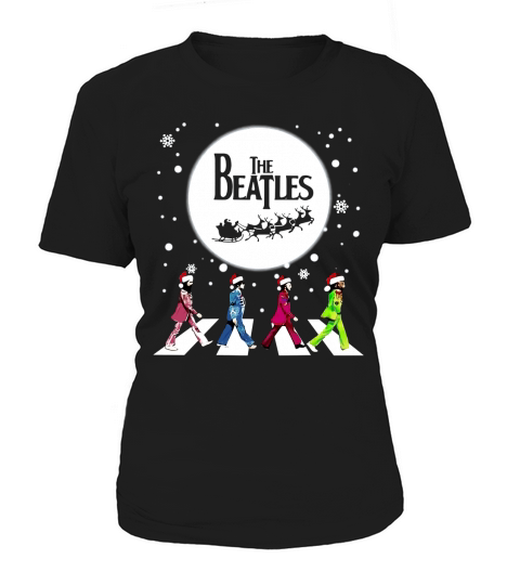 The Beatles Abbey Road Santa Christmas shirt Women's T-Shirt