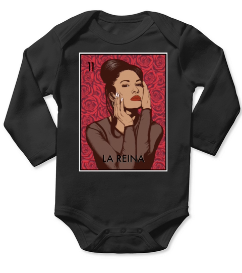 Selena Quintanilla La Reina Long Sleeve Baby One-Piece