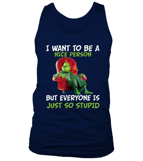 i want to be a nice person Tank Top Unisex