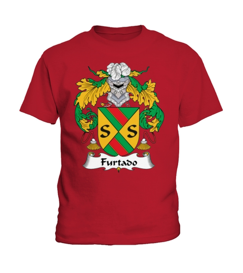 Furtado Family Crest Portuguese Family Crests Kids T-Shirt