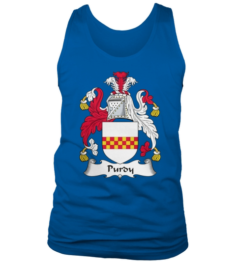 Purdy Family Crest British Family Crests Tank Top Unisex