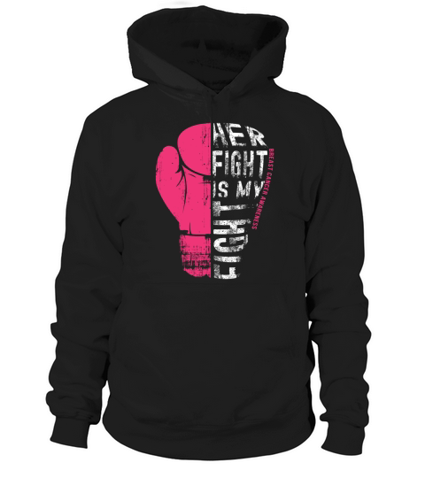 Her Fight Is My Fight Pink Boxing Glove shirt Hoodie Unisex