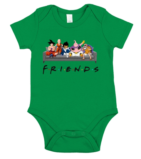 Dragon Ball Z Friends Short Sleeve Baby One-Piece