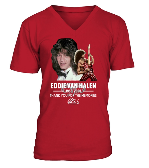 Thank You Eddie Van Halen V-Neck T-shirt