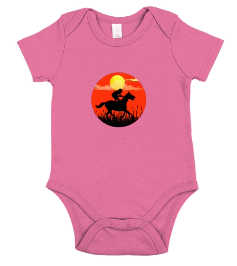 Horse retro(1) Short Sleeve Baby One-Piece